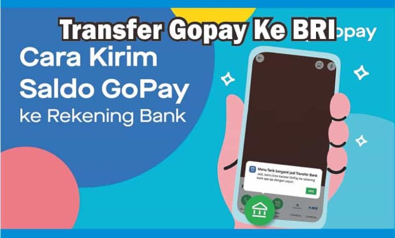 Cara Transfer Gopay Ke Bank BRI